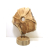 Kwiat Rzeźba z drewna Teak dekoracja ozdoba 45cm